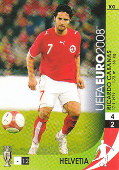 Ricardo Cabanas Switzerland Panini Euro 2008 Card Game #100